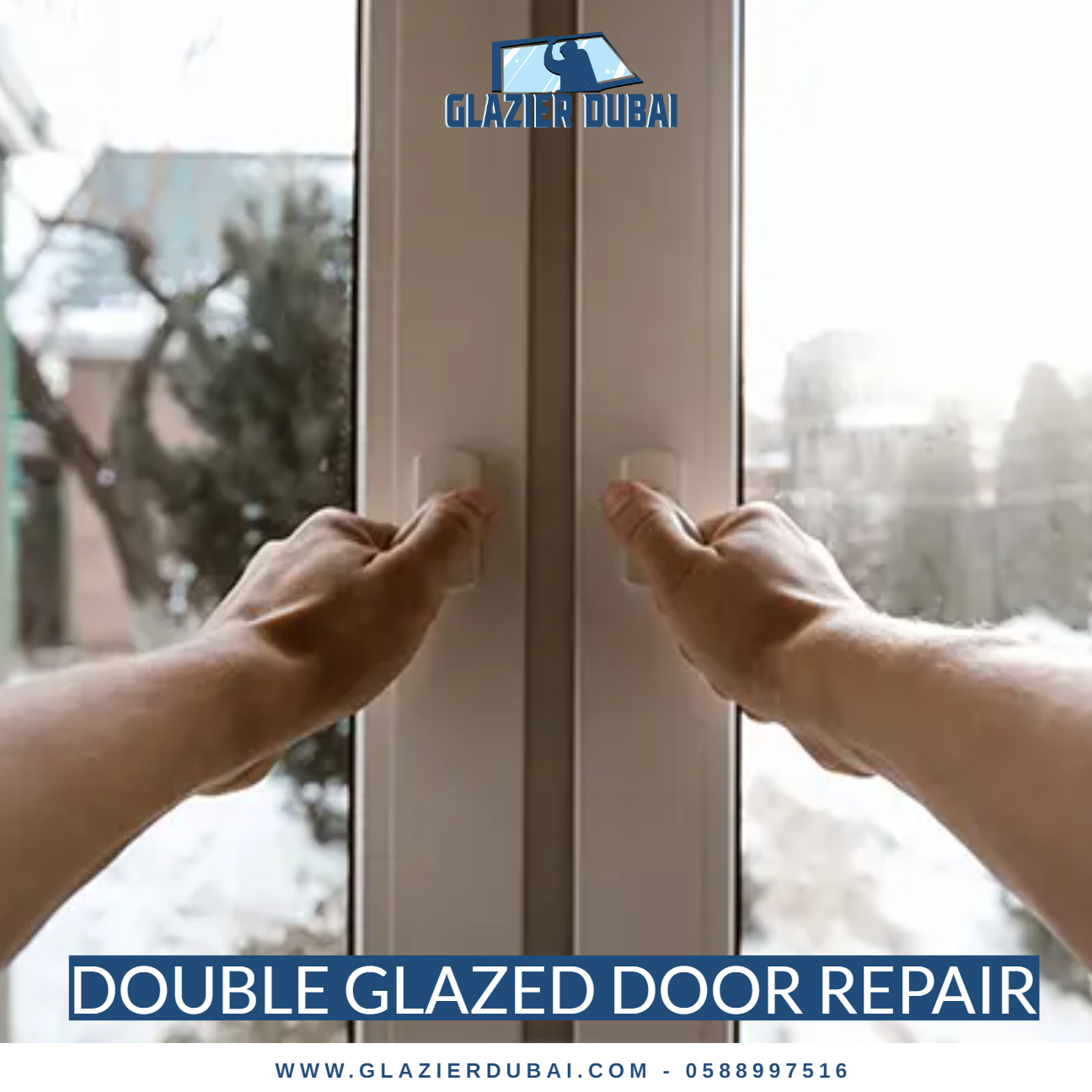 Double glazed door repair